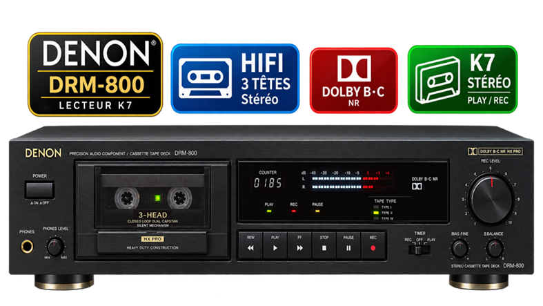 Lecteur cassette Denon DRM-800