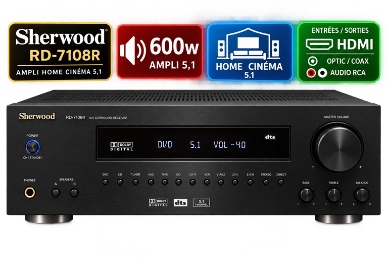 Amplificateur Sherwood RD-7108R