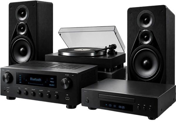 Amplificateur et enceintes HiFi vintage révisés par Atelier IDF